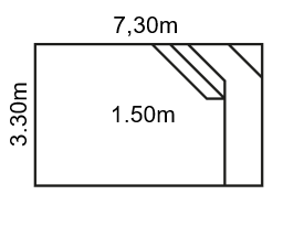 Découvrez votre piscine 7m30 x 3m30 avec escalier d&rsquo;angle et banquette – Confort et sécurité