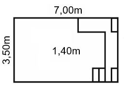 Profitez d&rsquo;une piscine 7m x 3m5 escalier droit banquette – Design & Détente