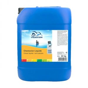 Chlore non stabilisé liquide 96% (Particulier) – pour désinfection efficace de piscine