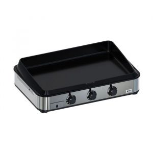 Plancha gaz – ENOSIGN 80 inox et Bleu Navy, cuisson outdoor haut de gamme, performance et design