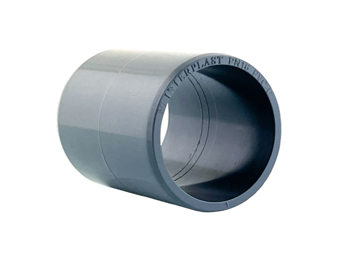 Manchon PVC pression Ø50 - Mâle/Mâle