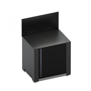 Cuisine d&rsquo;extérieur ENO – Meuble surbaissé pour plancha 80 – module cuisson ergonomique