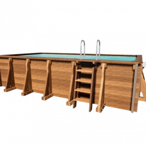 Piscine hors-sol en bois Aquapins – Élégance, robustesse et installation facile
