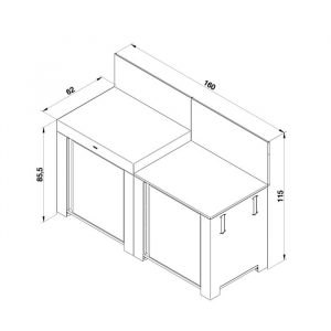 Cuisine d&rsquo;extérieur ENO – Kit n°1 modulaire, compacte et fonctionnelle