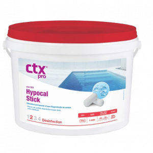 Chlore non stabilisé en sticks 300 g – CTX-123 Hypocal Stick – 5,4 kg
